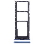 Per Tecno Spark 10 Vassoio scheda SIM + Vassoio scheda SIM + Vassoio scheda Micro SD (Blu)