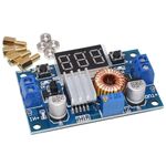 XL4015E Modulo di alimentazione regolato con modulo step-down regolabile DC-DC 5A 75W con display di tensione