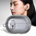 Per Huawei FreeBuds Pro 3 Auricolare wireless Custodia protettiva in TPU+PC con fibbia in metallo (nero trasparente)