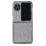Per OPPO Find N3 Flip Custodia per telefono in TPU elettrolitico in cartone ad alta luminosità (Argento)