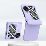 Per OPPO Find N3 Flip PC Skin Feel Custodia per telefono pieghevole integrata con albero centrale (viola)