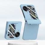 Per OPPO Find N3 Flip PC Skin Feel Custodia per telefono pieghevole integrata con albero centrale (blu cielo)