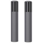 Per microfono Teslamic 1 paio Custodia protettiva in silicone Cover per microfono wireless (grigio avanzato)