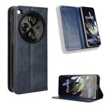 Custodia per telefono in pelle con texture retrò con fibbia magnetica aperta per OPPO Find N3 / OnePlus (blu)