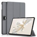 Custodia per tablet in pelle 3 pieghe Custer Pure Color per Honor Pad 9 (grigio)