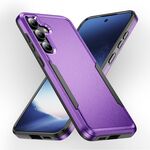 Per Samsung Galaxy S24+ 5G Pioneer Armor Heavy Duty PC + custodia per telefono in TPU (viola+nero)