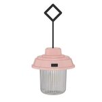 Lampada da campeggio a LED per esterni Lampada a sospensione a baldacchino Luci portatili per tende da campeggio, Stile: Modello di ricarica Rosa