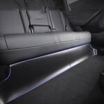 Per Tesla Model Y 2 pezzi/set Pannello di protezione inferiore del sedile posteriore dell'auto