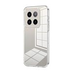 Per la custodia del telefono con foro fine con placcatura trasparente Xiaomi 14 Pro (trasparente)