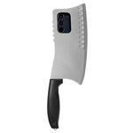 Per Samsung Galaxy S22+ 5G Coltello da cucina simulato TPU + Custodia per PC (Argento)