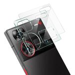 Per ZTE nubia Z60 Ultra 5G imak Pellicola in vetro temperato per obiettivo fotocamera posteriore integrato con copriobiettivo