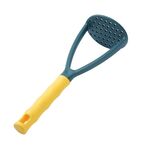 Schiacciapatate per uso domestico Utensili alimentari supplementari per bambini Pressa per patate(Blu)