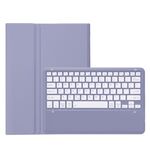 Per Honor Pad 9 AH19 Custodia in pelle per tablet con tastiera Bluetooth ultrasottile staccabile in TPU (viola)