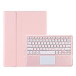 Per Honor Pad 9 AH19-A Custodia in pelle per tablet con tastiera Bluetooth ultrasottile staccabile in TPU con touchpad (rosa)