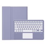 Per Honor Pad 9 AH19-A Custodia in pelle per tablet con tastiera Bluetooth ultrasottile staccabile in TPU con touchpad (viola)