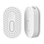 Per Samsung Galaxy SmartTag2 Locator Custodia protettiva adesiva per prevenzione perdita animali domestici (bianca)