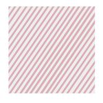 Tovaglietta per alimenti in carta oleata da forno a strisce, da 100 fogli/confezione, dimensioni: 30x30 cm (rosa)