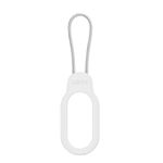 Per Samsung Galaxy SmartTag2 Custodia per PC con prevenzione della perdita con blocco di sicurezza a filo, colore: bianco