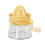 Estrattore di frutta a manovella per spremiagrumi manuale per uso domestico (giallo)