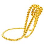 Collana di perle Portabottiglie sospeso Ornamenti decorativi per la scrivania di casa (Oro)