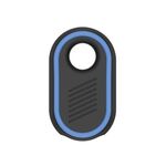 Per Samsung Galaxy SmartTag2 Life Custodia protettiva in silicone impermeabile con anello per appendere (blu luminoso)