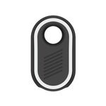 Per Samsung Galaxy SmartTag2 Life Custodia protettiva in silicone impermeabile con anello per appendere (bianco)