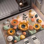 Tappeto antiscivolo assorbente con fango di diatomee per pittura a olio 3D 50 x 80 cm (Stile 01)