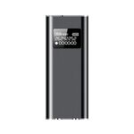 Registratore vocale intelligente Q25 con schermo HD con cancellazione del rumore Reporter vocale con clip posteriore, dimensioni: 32 GB (nero)