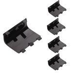 Sportelli batteria di ricambio per coperchio batteria controller wireless Xbox One da 5 pezzi (nero)