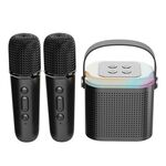 Altoparlante Bluetooth portatile per la casa Piccolo audio karaoke da esterno, Colore: Y1 Nero (doppio grano)