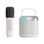 Altoparlante Bluetooth portatile per la casa Piccolo audio karaoke da esterno, Colore: Y2 Bianco (grano monoculare)
