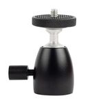Q39 Teste di ripresa per proiettori con treppiede a sfera rotante a 360 gradi Accessori Teste per fotocamere DSLR per telefoni cellulari (1/4 filettatura)