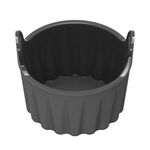 Per Ninja DZ201 Foodi Friggitrice ad aria Tazze da forno in silicone Cuociuova (Grigio)