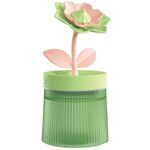 Umidificatore per aromaterapia USB con luce colorata idratante spray per fiori, colore: verde gardenia