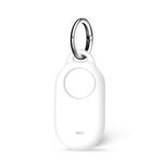 Custodia in silicone di tracciamento per Samsung Galaxy SmartTag2 (bianca)