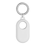 Per Samsung Galaxy SmartTag2 Locator Custodia protettiva in silicone (bianca)