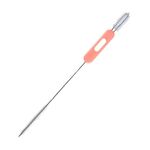 Spazzola multifunzionale per la pulizia del coperchio della cannuccia Pettine per fessure in nylon in acciaio inossidabile (rosa)