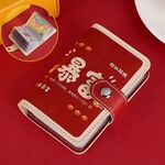 Porta carte anti-smagnetizzazione a forma di cartone animato festivo Borsa porta carte ID per cambio fortunato, Colore: Get Rich
