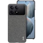 Per Xiaomi Redmi K70 5G/K70 Pro 5G serie imak Ruiyi Texture in tessuto PU + custodia per telefono PC (grigio scuro)