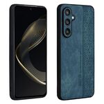 Per Samsung Galaxy S24+ 5G AZNS Custodia per telefono con sensazione di pelle in rilievo 3D (verde scuro)