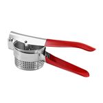Spremiagrumi manuale per patate e frutta in acciaio inossidabile, modello: SJ-04 con foro laterale rosso