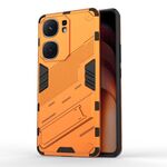 Per vivo iQOO Neo9 5G Punk Armor 2 in 1 PC + custodia per telefono in TPU con supporto (arancione)