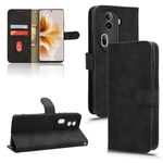 Per OPPO Reno 11 Pro Custodia per telefono in pelle con vibrazione magnetica Global Skin Feel (nera)