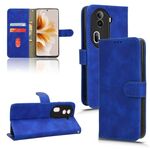 Per OPPO Reno 11 Pro Custodia per telefono in pelle con vibrazione magnetica Global Skin Feel (blu)