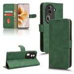Per OPPO Reno 11 Pro Custodia per telefono in pelle con vibrazione magnetica Global Skin Feel (verde)