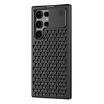 Custodia per telefono con raffreddamento in metallo per aromaterapia R-JUST RJ58 per Samsung Galaxy S24 Ultra 5G (nero)