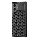 Per Samsung Galaxy S24 5G R-JUST RJ58 Custodia per telefono con raffreddamento in metallo per aromaterapia (nero)