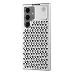 Custodia per telefono con raffreddamento in metallo per aromaterapia R-JUST RJ58 per Samsung Galaxy S24 5G (argento)
