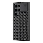 Custodia per telefono con raffreddamento in metallo per aromaterapia R-JUST RJ58 per Samsung Galaxy S22 Ultra 5G (nero)