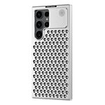 Custodia per telefono con raffreddamento in metallo per aromaterapia R-JUST RJ58 per Samsung Galaxy S22 Ultra 5G (argento)